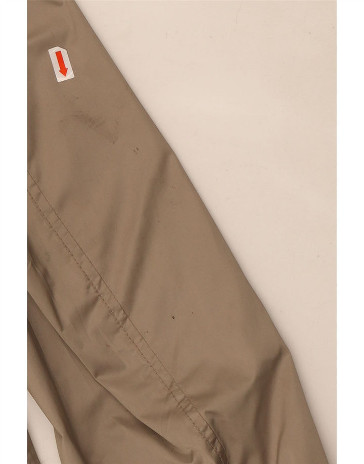 Geox Respira Womens Hooded Parka Jacket UK 10 Small  Beige Polyester