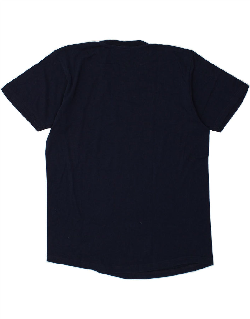 CHAMPION Mens T-Shirt Top 2XL Navy Blue Cotton | Vintage Champion | Thrift | Second-Hand Champion | Used Clothing | Messina Hembry 