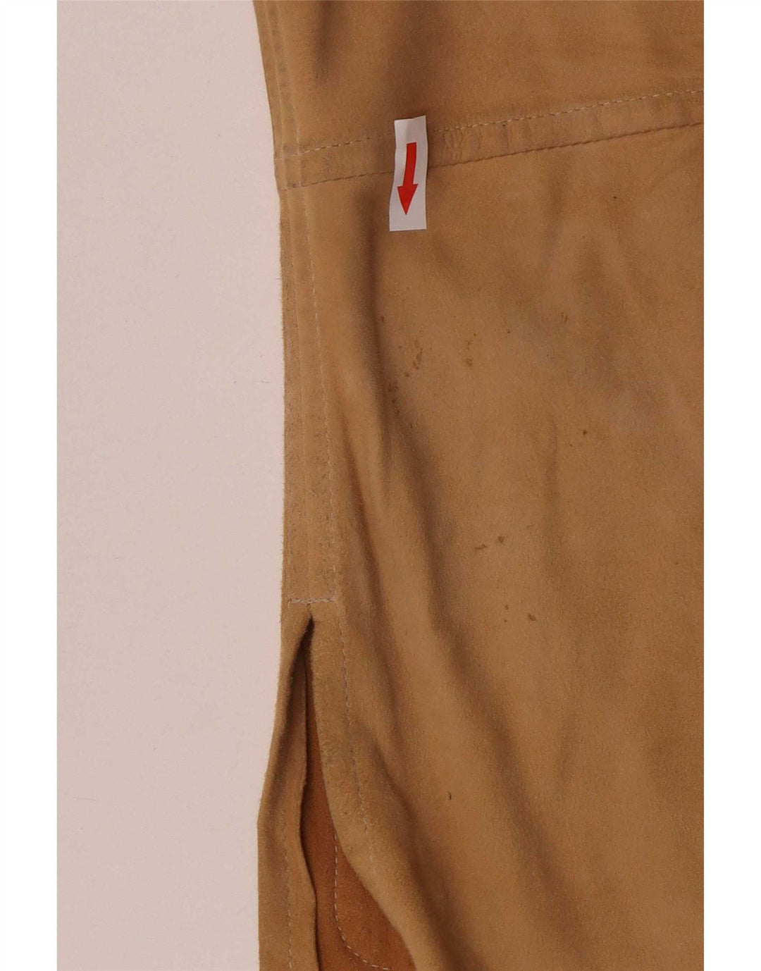 Enrico Mandelli Womens Leather Jacket UK 18 XL Brown Classic