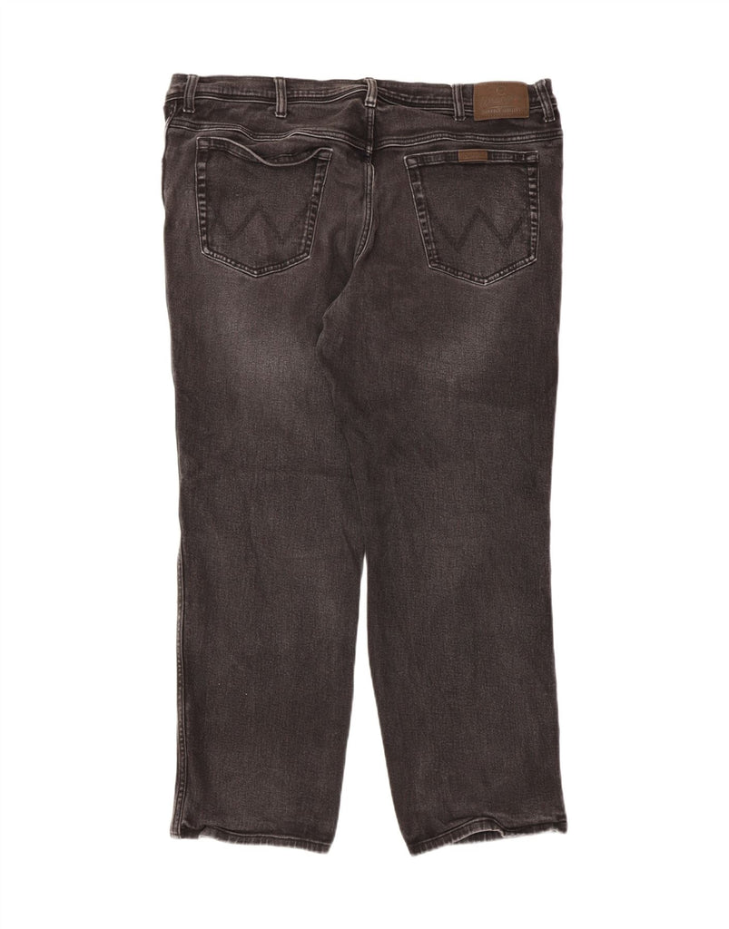 WRANGLER Mens Straight Jeans W42 L30 Black Cotton Vintage Wrangler and Second-Hand Wrangler from Messina Hembry 