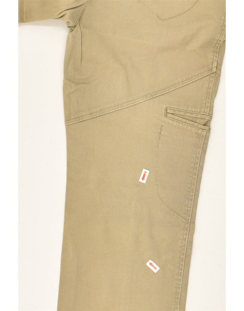 BRUGI Womens Slim Fit Cargo Trousers IT 42 Medium W30 L32  Khaki Cotton | Vintage Brugi | Thrift | Second-Hand Brugi | Used Clothing | Messina Hembry 