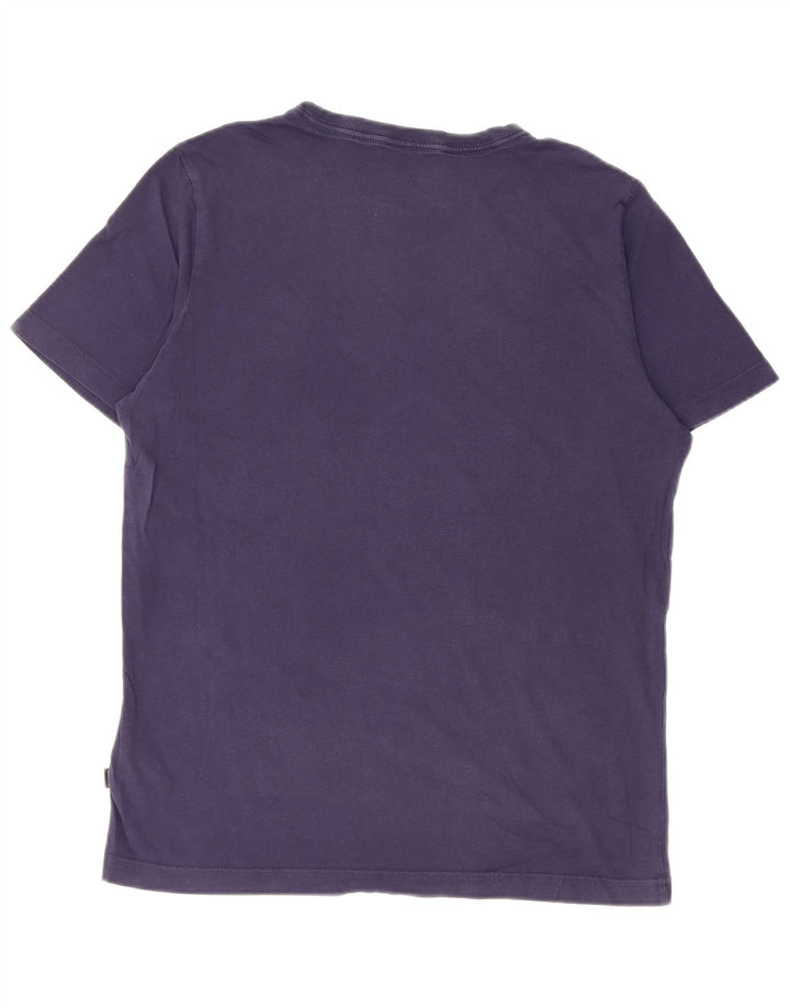 Puma Mens T-Shirt Top Small Navy Blue Cotton