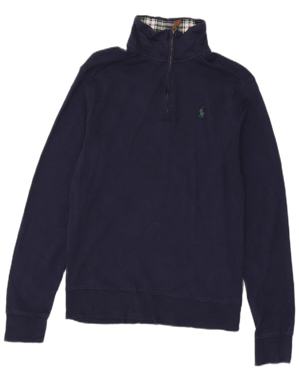 Polo Ralph Lauren Boys Sweatshirt Jumper 14-15 Years Large Navy Blue