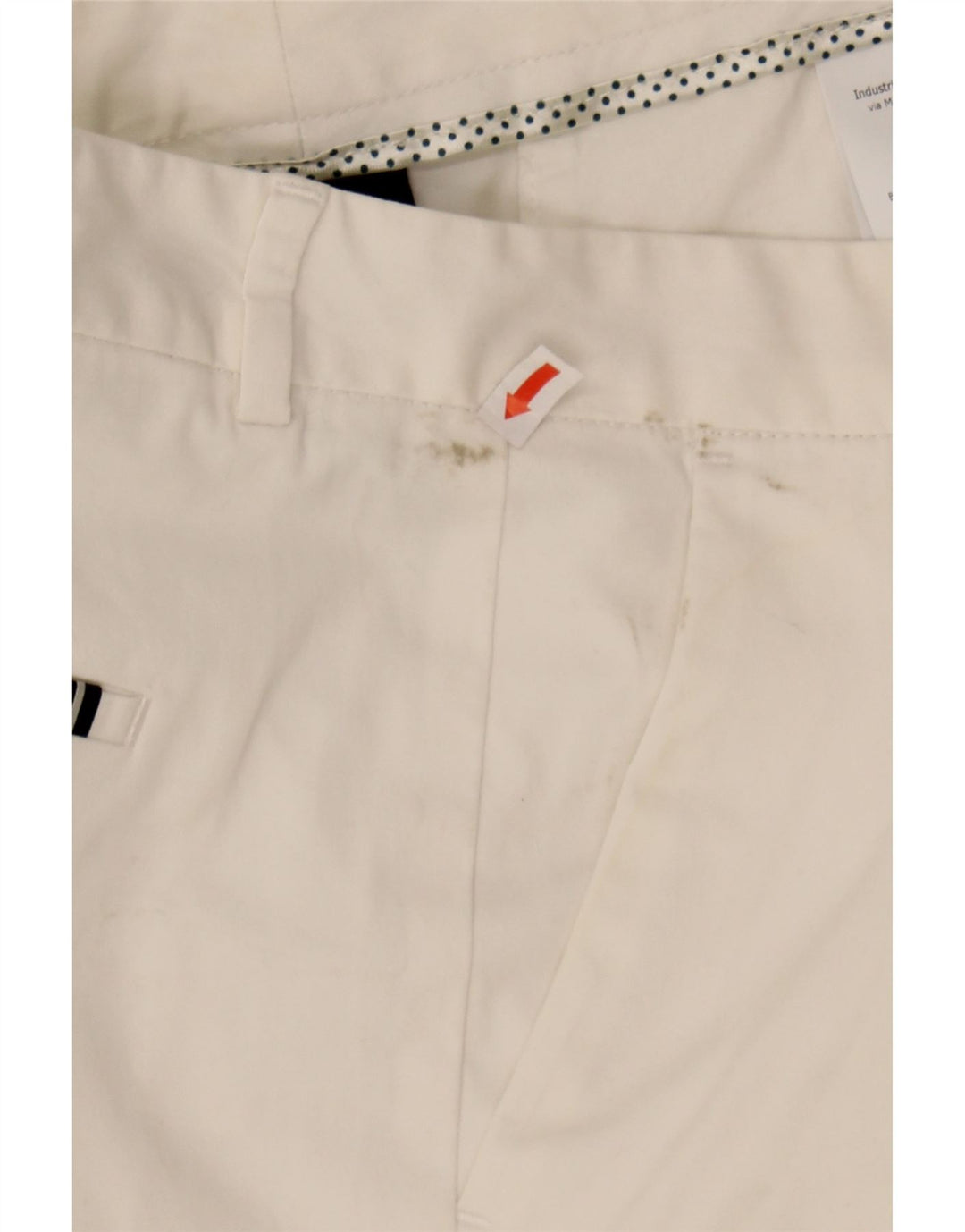 MARINA YACHTING Womens Chino Shorts IT 42 Medium W30 White Cotton Vintage Marina Yachting and Second-Hand Marina Yachting from Messina Hembry 