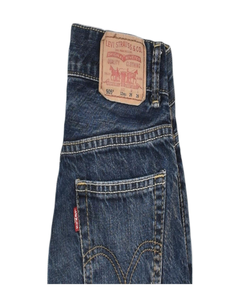 LEVI'S Boys Straight Jeans 11-12 Years W26 L26 Blue Cotton | Vintage | Thrift | Second-Hand | Used Clothing | Messina Hembry 