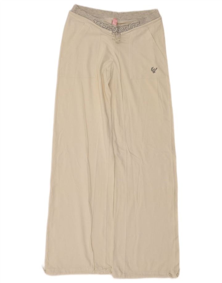 Freddy Womens Graphic Tracksuit Trousers UK 12 Medium White Colourblock