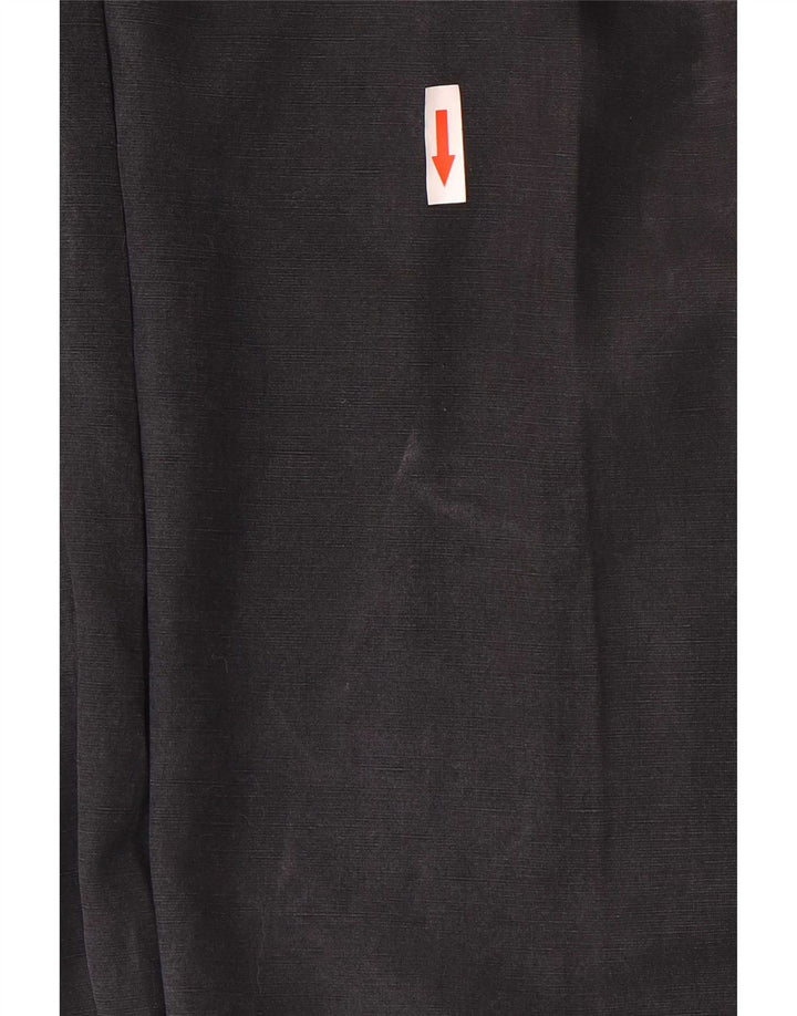Marks & Spencer Mens Pegged Suit Trousers W42 L33 Navy Blue Lyocell