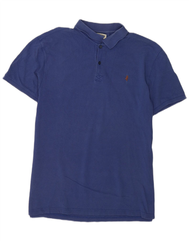 Marlboro Classics Mens Polo Shirt 2XL Blue Cotton