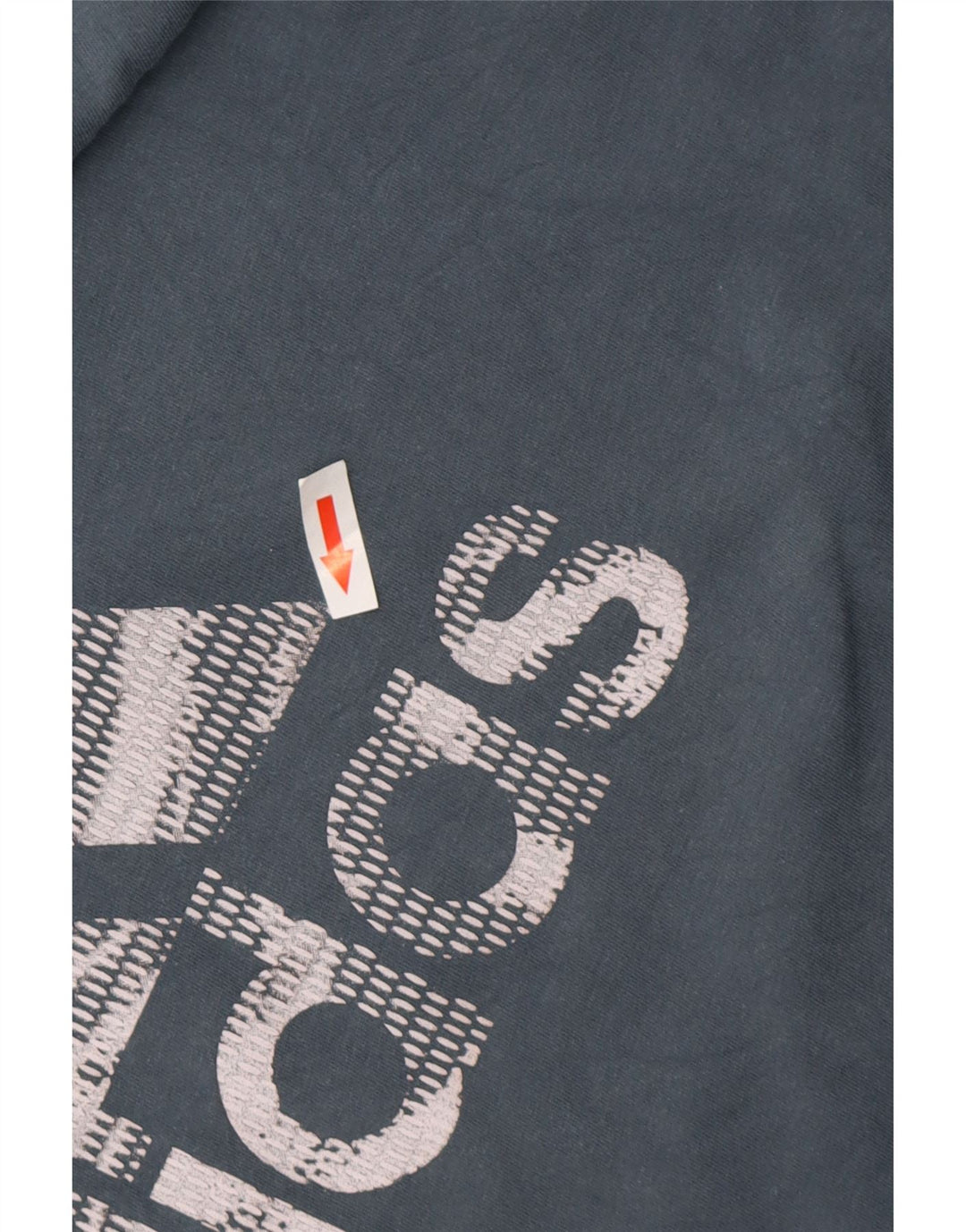 Adidas Mens Graphic T-Shirt Top Medium Blue Cotton