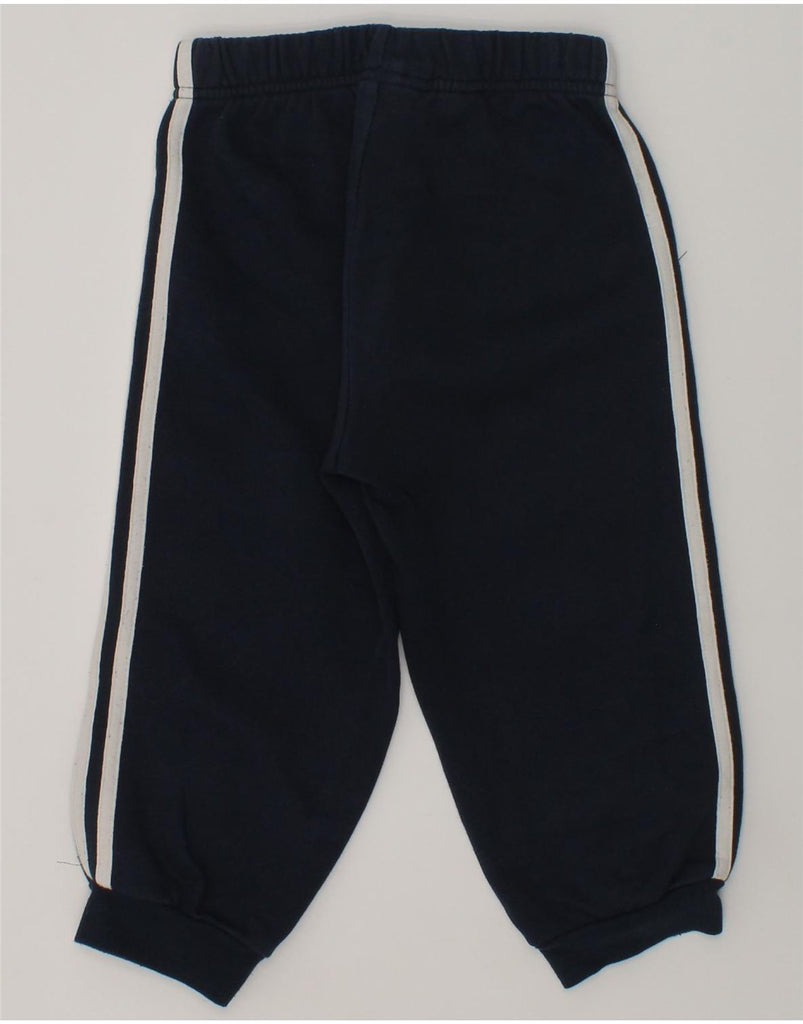 ADIDAS Baby Boys Joggers Tracksuit Trousers 12-18 Months Navy Blue Cotton | Vintage Adidas | Thrift | Second-Hand Adidas | Used Clothing | Messina Hembry 