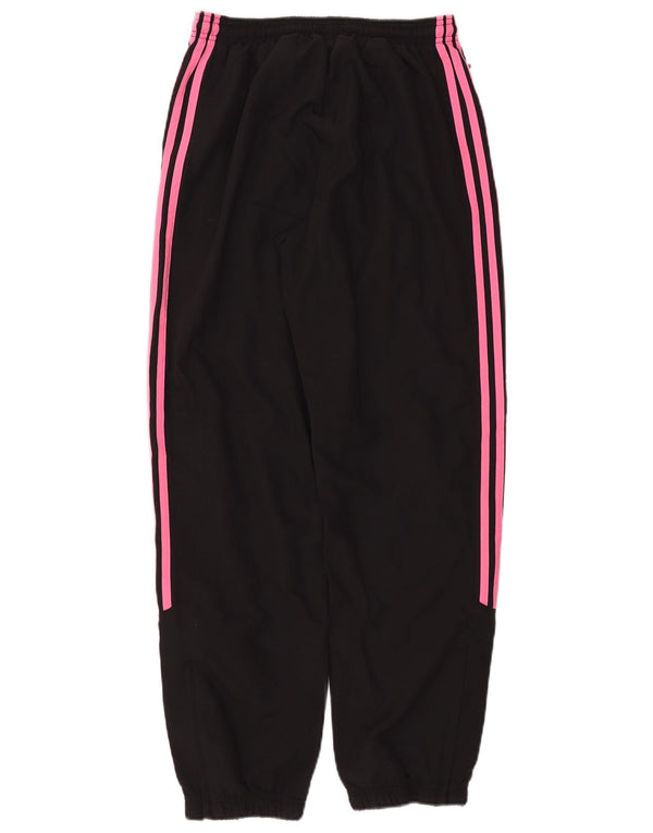 Adidas Womens Tracksuit Trousers Joggers UK 12 Medium Black Sports