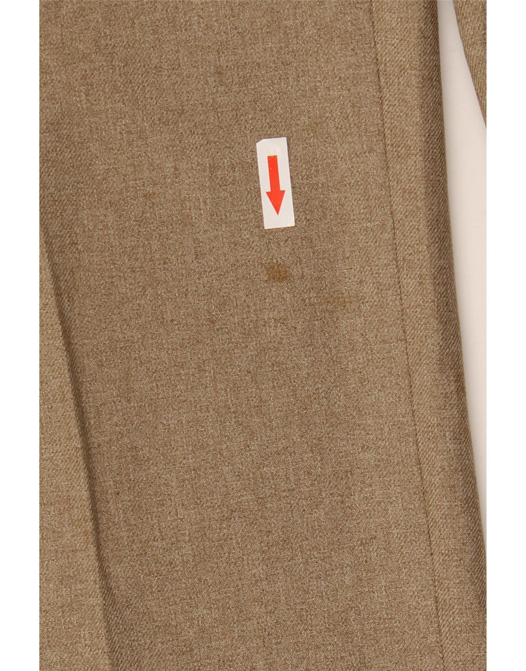 Marks & Spencer Mens Straight Chino Trousers W32 L31 Beige Polyester