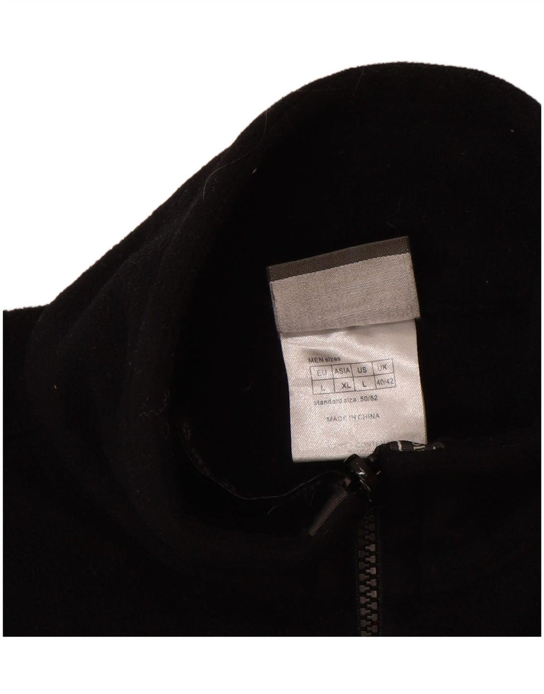 Jack Wolfskin Mens Fleece Jacket UK 40/42 Large Black Polyester