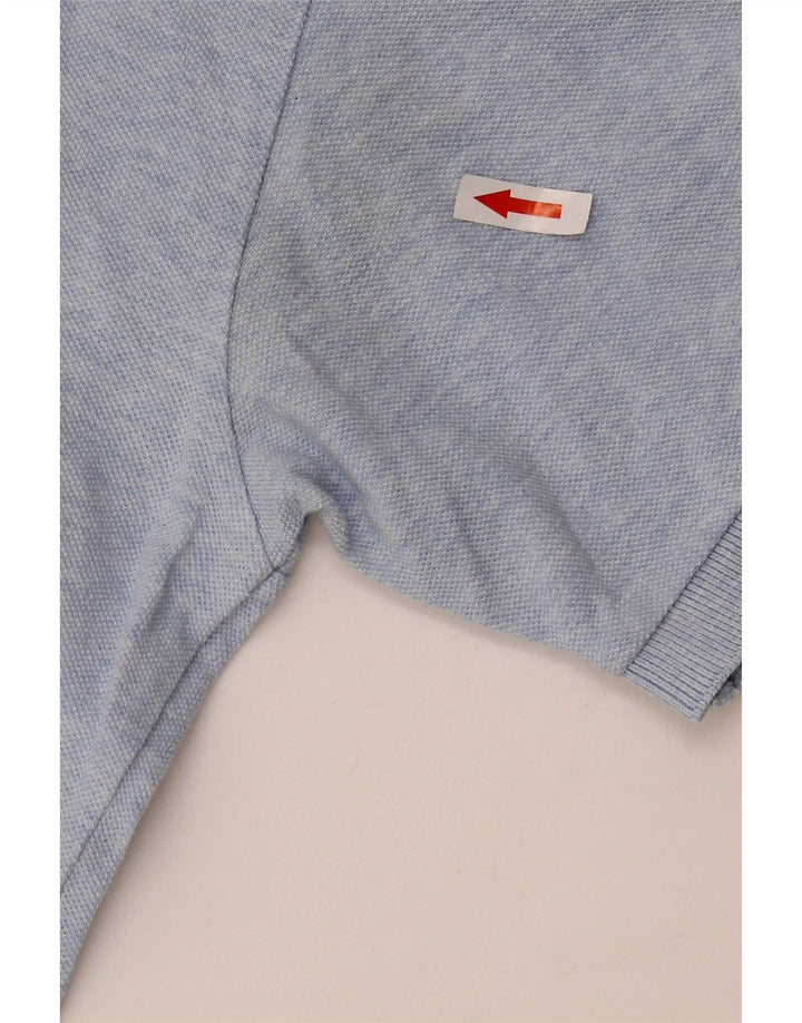 Henry Cottons Mens Polo Shirt XL Blue Cotton