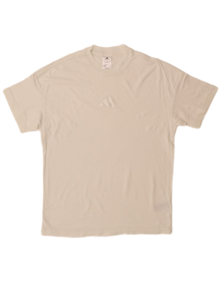 ADIDAS Mens T-Shirt Top Small White Cotton