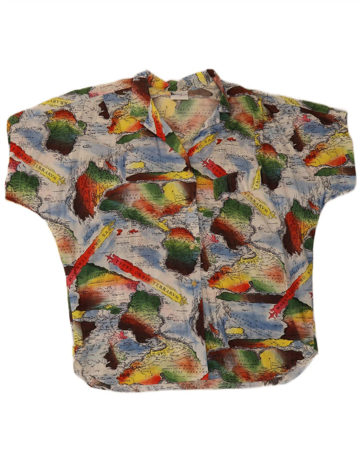 Hammerle Womens Abstract Pattern Shirt IT 46 Large Multicoloured
