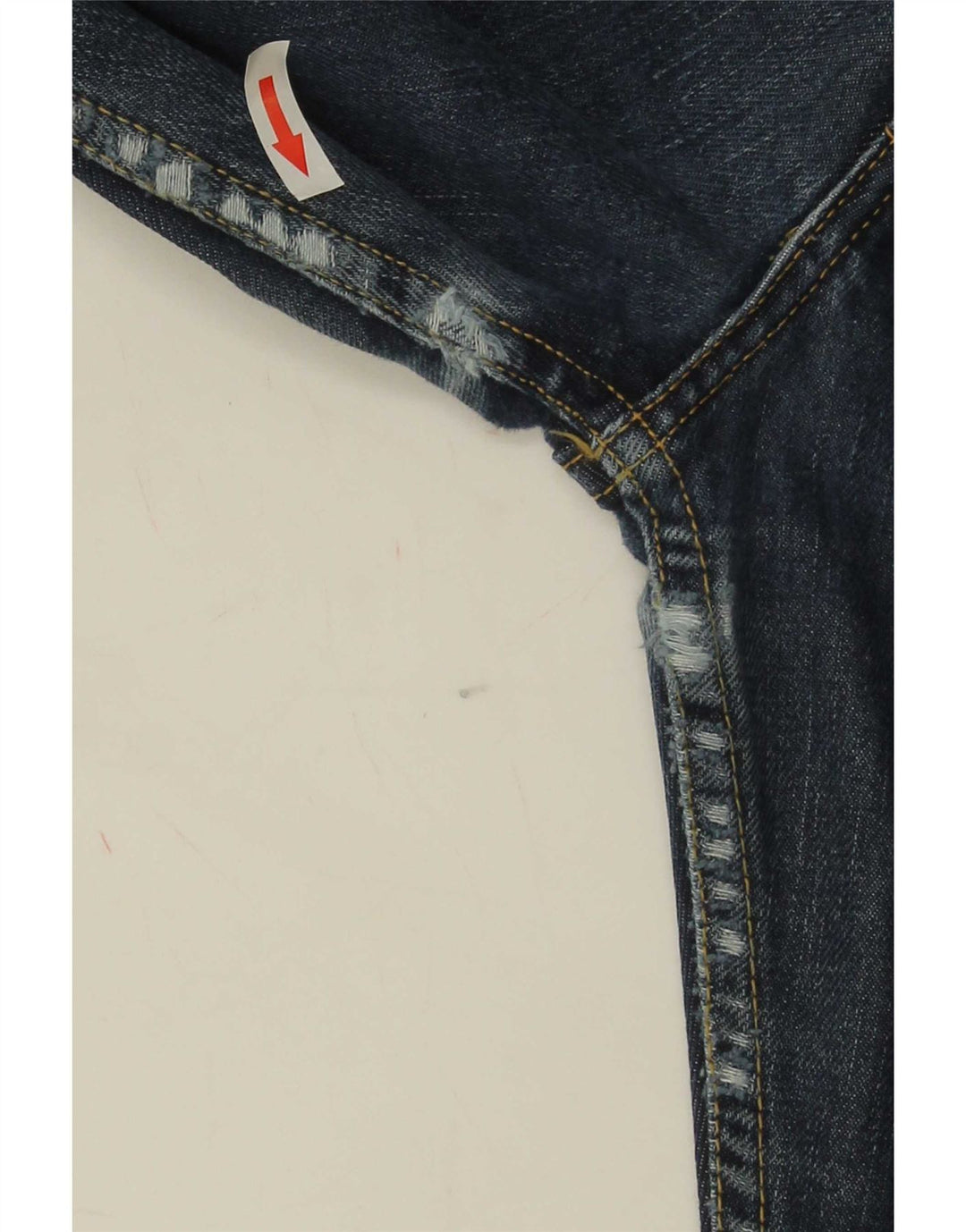 Lee Mens Straight Jeans W30 L29 Navy Blue Cotton