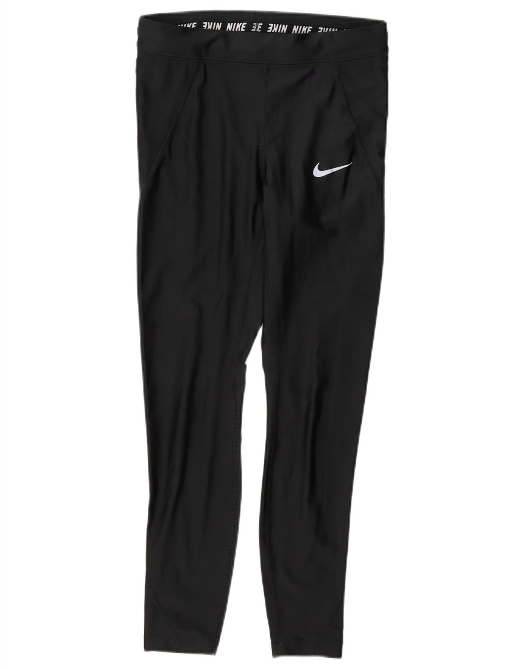 Nike Womens Dri Fit Leggings UK 10 Small Black