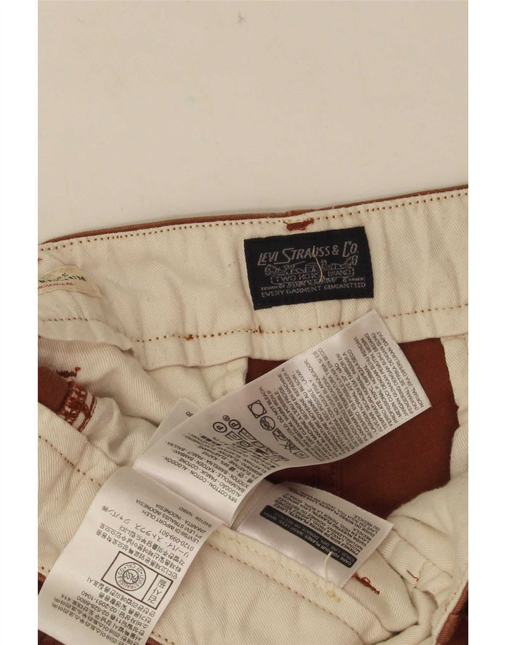 Levi's Mens Chino Shorts W29 Medium Brown Cotton