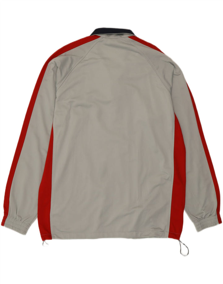 DIADORA Mens Tracksuit Top Jacket 2XL Grey Colourblock Polyester