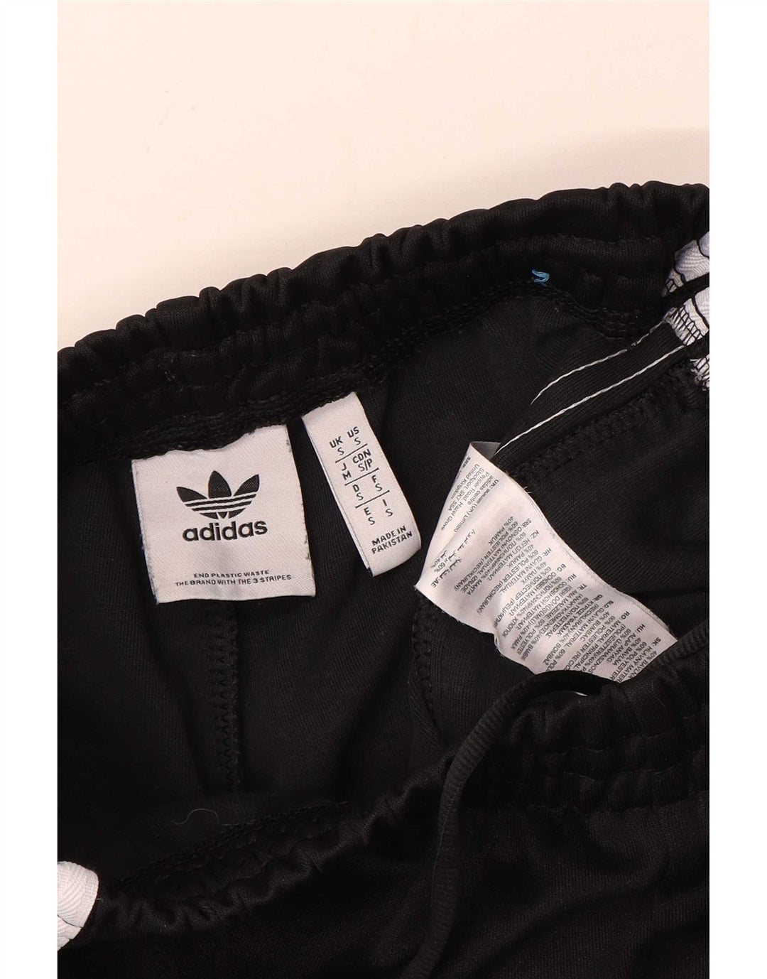 Adidas Mens Tracksuit Trousers Joggers Small Black Polyester
