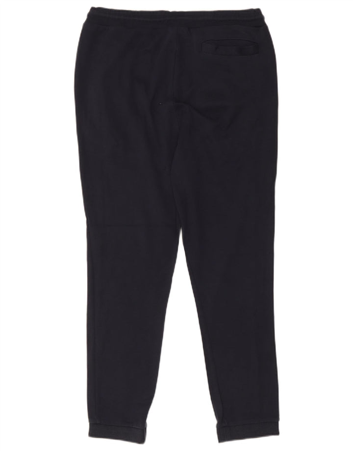 Hugo Boss Mens Graphic Tracksuit Trousers Joggers Medium Navy Blue Cotton