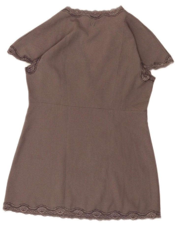 Liu Jo Womens Blouse Top UK 8 Small Grey