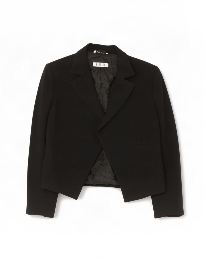 Marella Womens Bolero Jacket UK 12 Medium Black Polyester