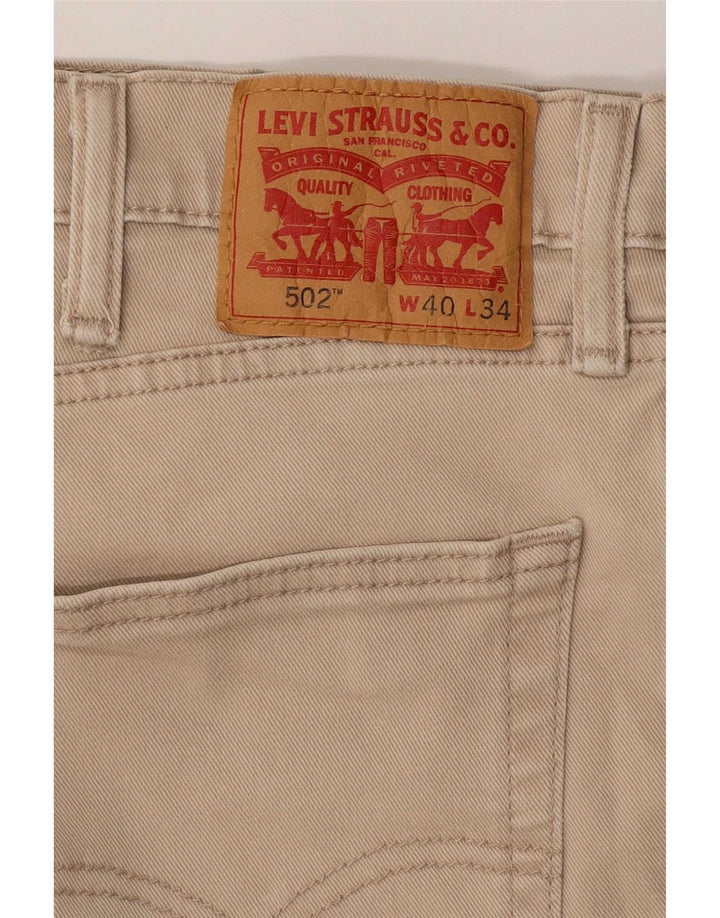Levi's Mens 502 Tapered Jeans W40 L27 Beige