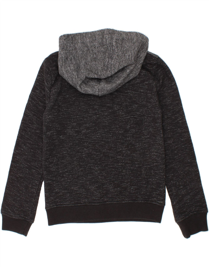 LEE Boys Button Neck Hoodie Jumper 5-6 Years Grey Colourblock Cotton Vintage Lee and Second-Hand Lee from Messina Hembry 