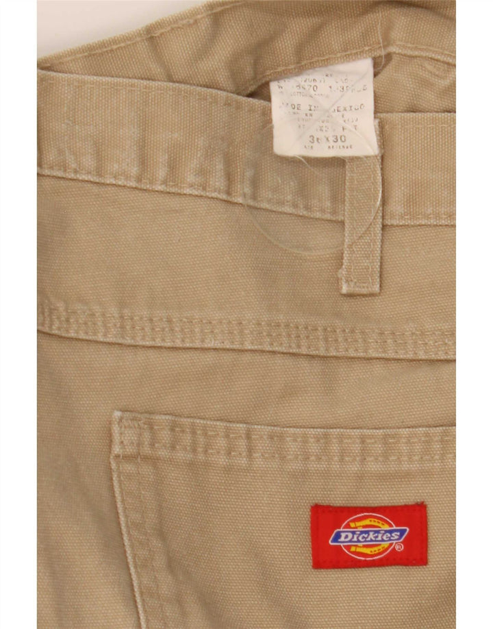 Dickies Mens Relaxed Fit Cargo Trousers W36 L30 Beige
