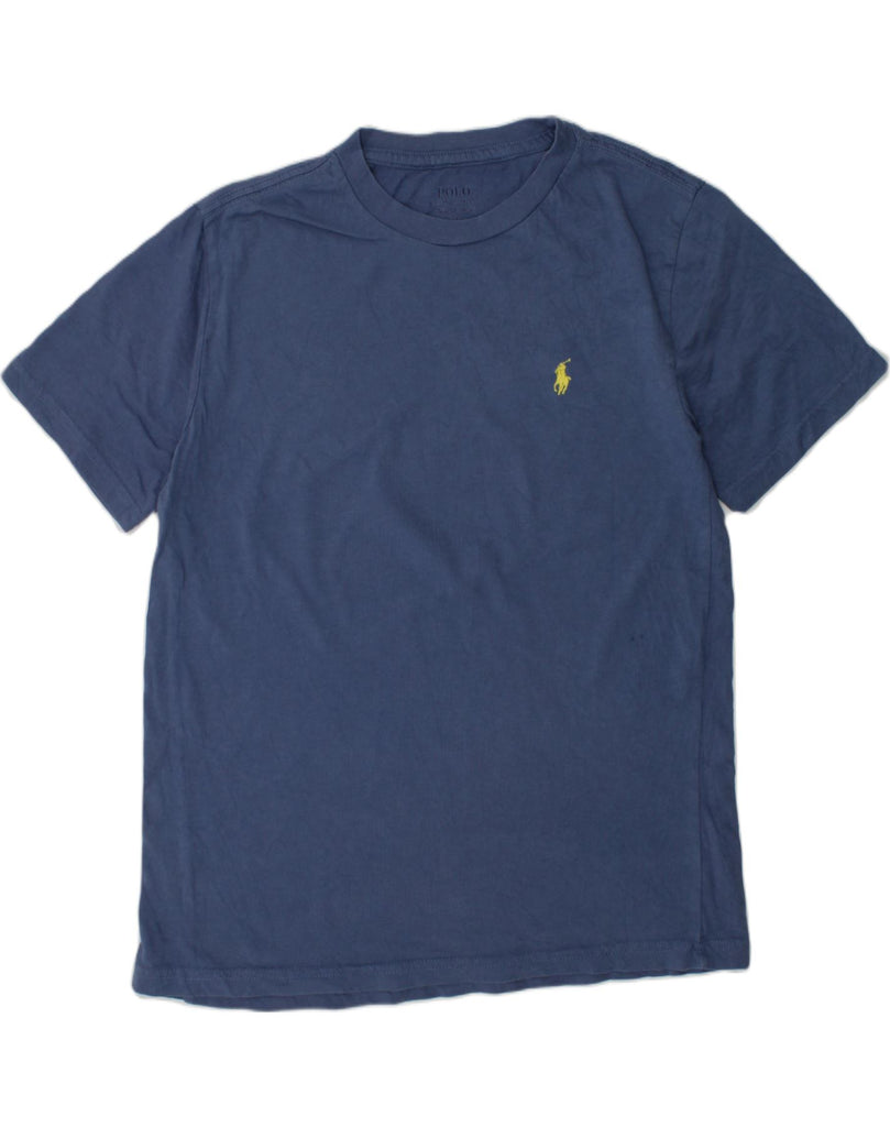 POLO RALPH LAUREN Boys T-Shirt Top 10-11 Years Medium Blue | Vintage Polo Ralph Lauren | Thrift | Second-Hand Polo Ralph Lauren | Used Clothing | Messina Hembry 