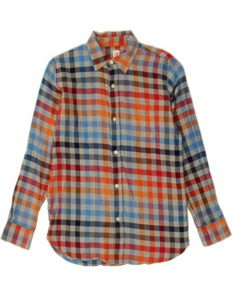 GAP Boys Shirt 14-15 Years 2XL Multicoloured Check | Vintage Gap | Thrift | Second-Hand Gap | Used Clothing | Messina Hembry 