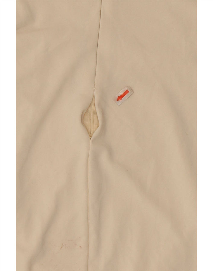 Zara Womens Sleeveless Sheath Dress UK 12 Medium Off White Polyester