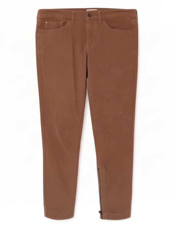 Diesel Womens Slim Casual Trousers W28 L27 Brown Cotton