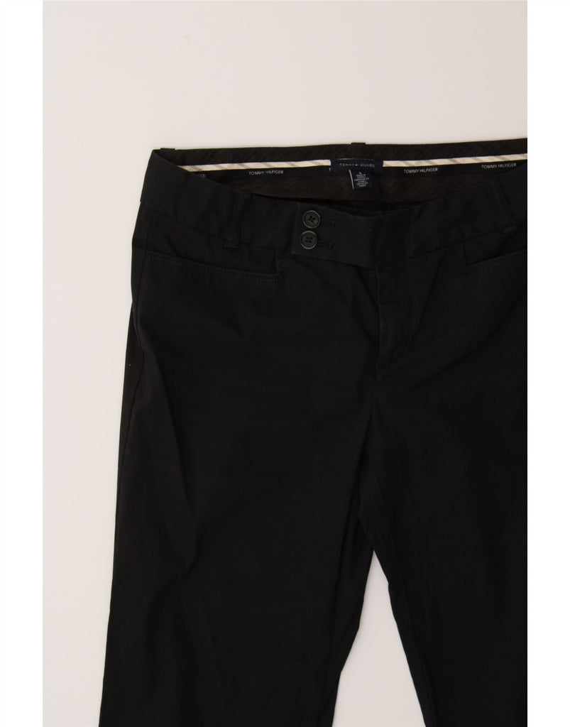 TOMMY HILFIGER Womens Bootcut Casual Trousers US 6 Medium W32 L29 Black Vintage Tommy Hilfiger and Second-Hand Tommy Hilfiger from Messina Hembry 