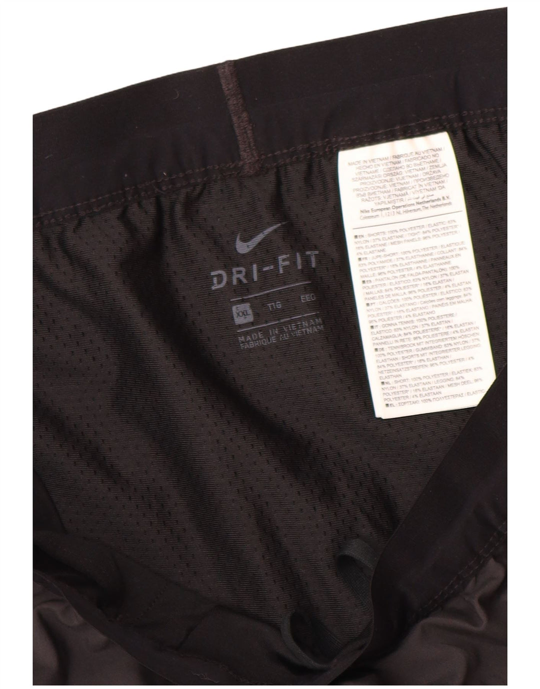 Nike Womens Dri Fit Sport Shorts UK 20 2XL  Grey Polyester