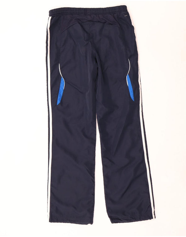 Adidas Boys Climacool Tracksuit Trousers 13-14 Years Navy Blue Colourblock