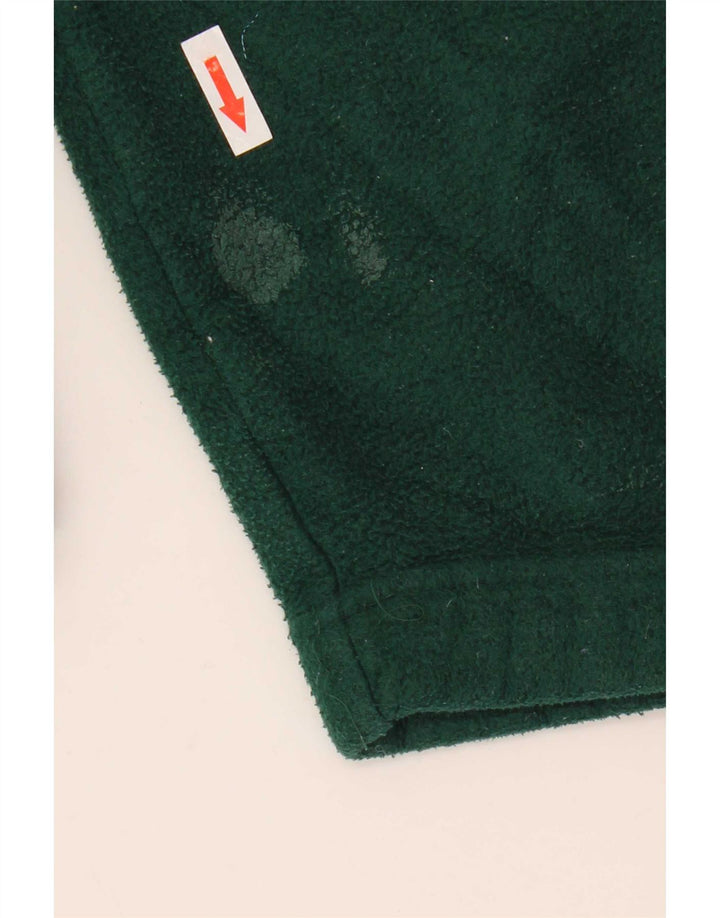 Marks & Spencer Mens Fleece Jacket UK 40 Large Green Polyester