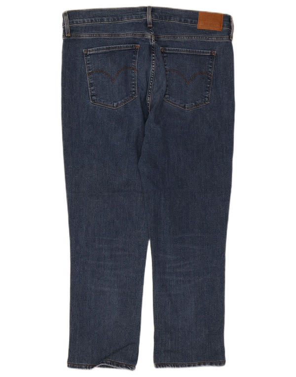 Levi's Womens 311 Shaping Slim Cropped Jeans W32 L25 Blue Cotton