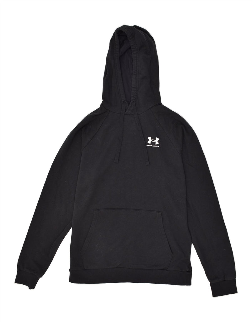 UNDER ARMOUR Mens Loose Fit Hoodie Jumper Medium Black Cotton | Vintage Under Armour | Thrift | Second-Hand Under Armour | Used Clothing | Messina Hembry 