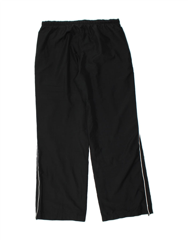 ADIDAS Womens Tracksuit Trousers UK 14 Large Black Polyester | Vintage Adidas | Thrift | Second-Hand Adidas | Used Clothing | Messina Hembry 