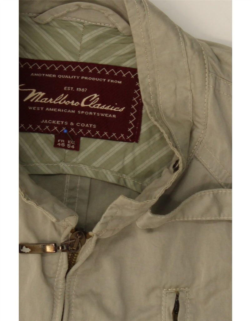 MARLBORO CLASSICS Mens Bomber Jacket IT 46 Small Green Cotton Vintage Marlboro Classics and Second-Hand Marlboro Classics from Messina Hembry 
