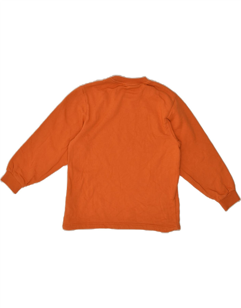 ADIDAS Boys Graphic Sweatshirt Jumper 9-10 Years Orange Cotton | Vintage Adidas | Thrift | Second-Hand Adidas | Used Clothing | Messina Hembry 