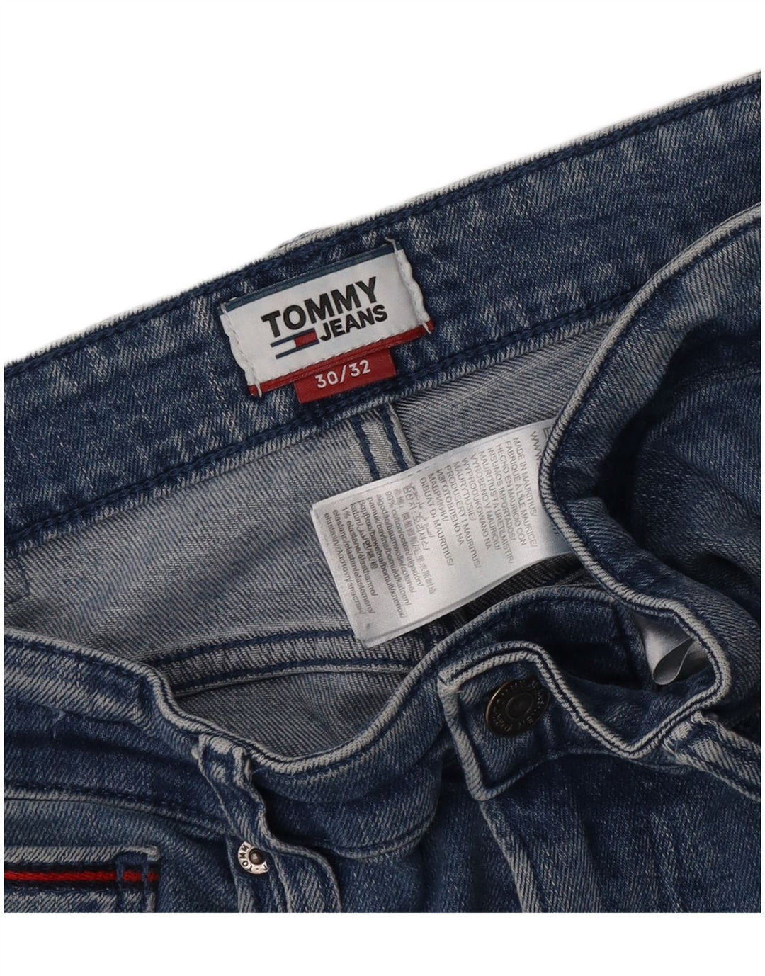 Tommy Hilfiger Mens Stanton Slim Jeans W30 L32 Blue Cotton