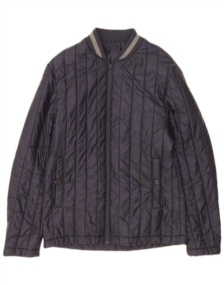 Ted Baker Womens Oversized Padded Jacket Size 2 Small Navy Blue