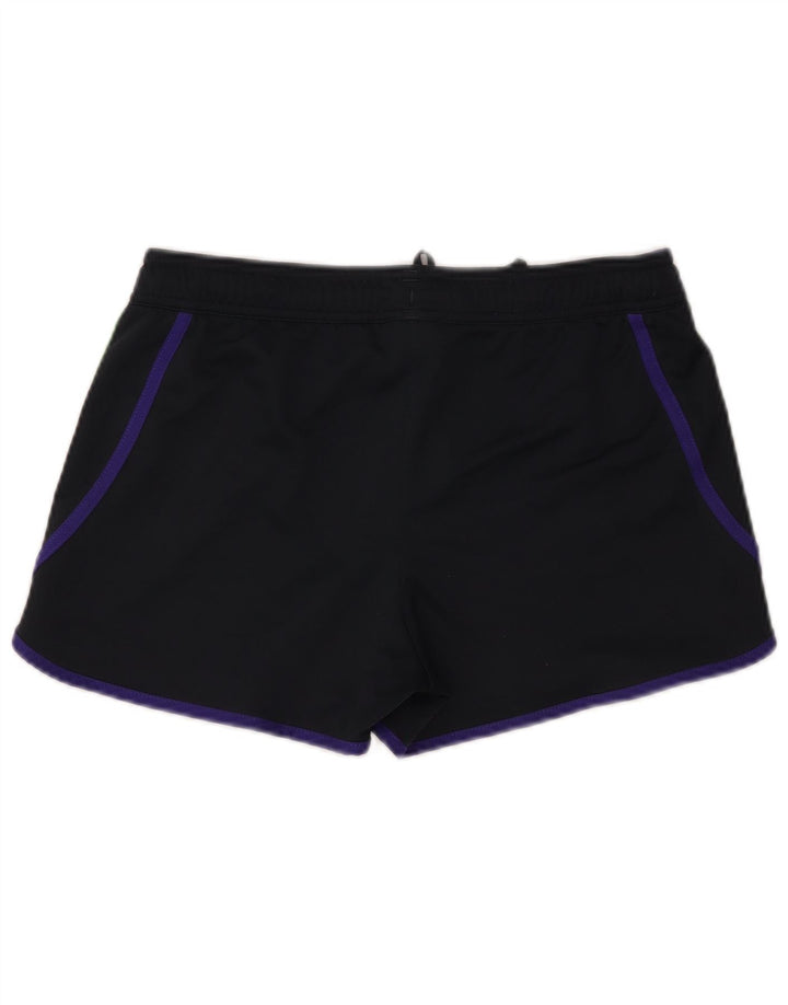Adidas Womens Sport Shorts UK 8/10 Small Grey Colourblock Polyester