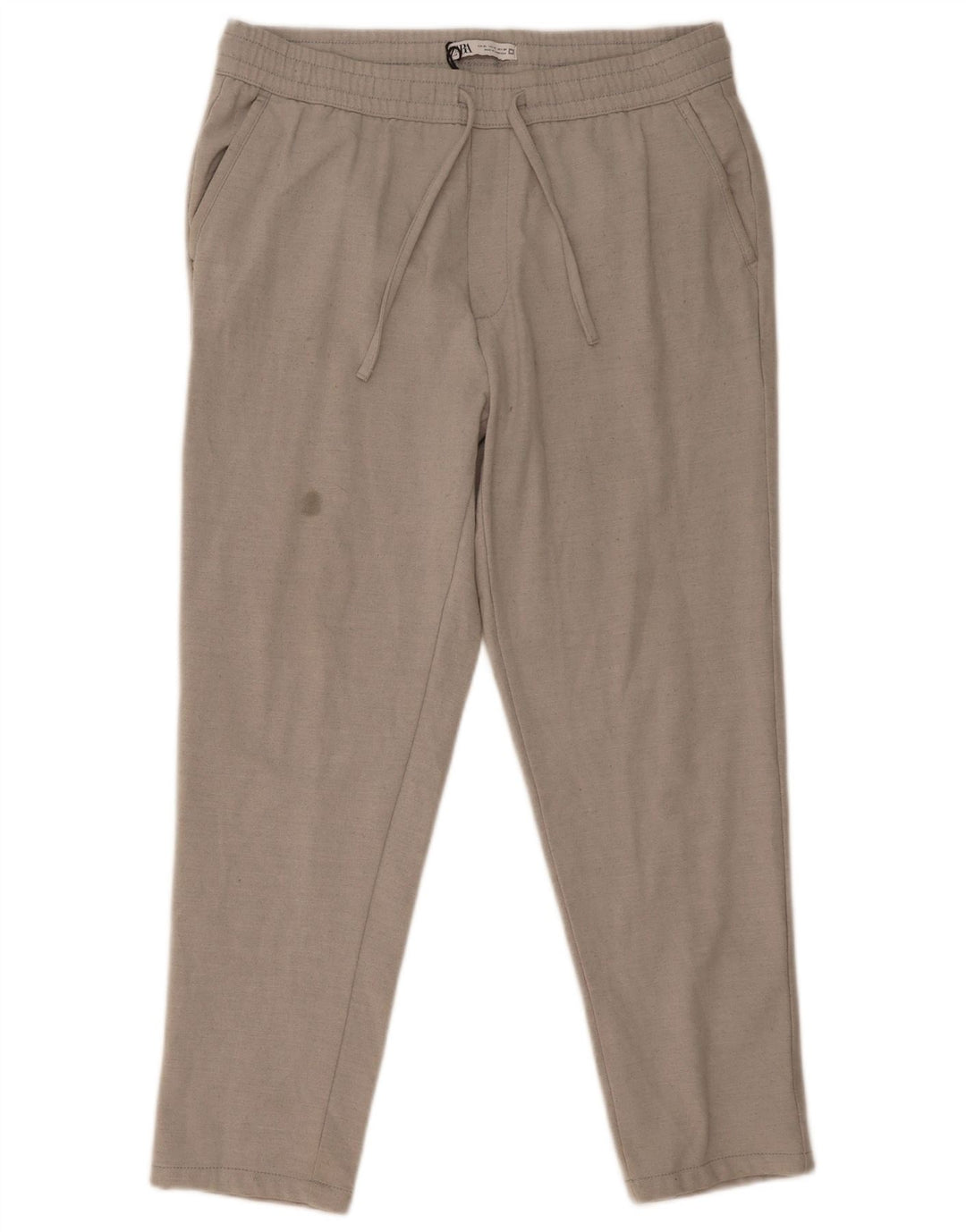 ZARA Mens Tracksuit Trousers XL Grey Polyester