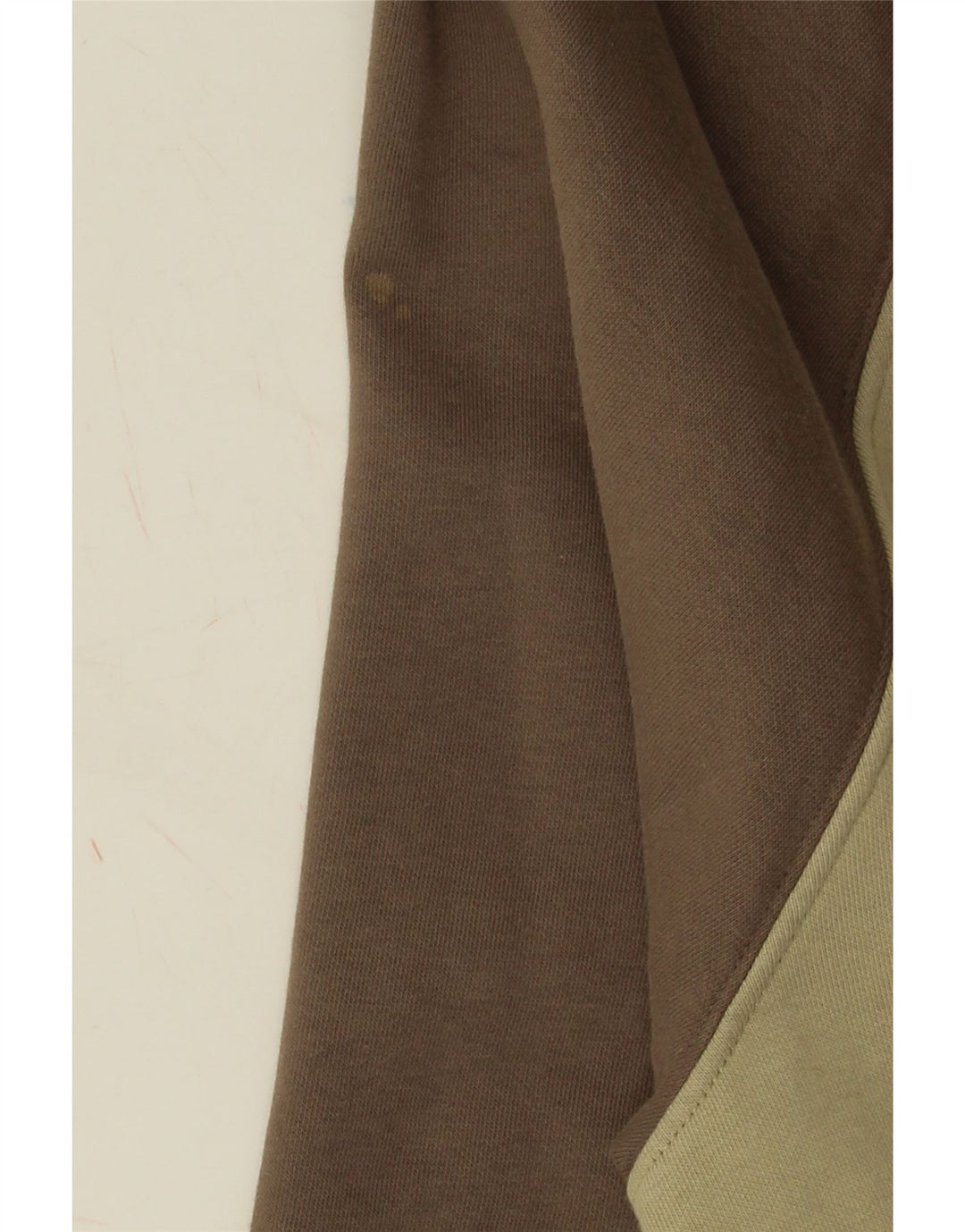 VANS Mens Sweatshirt Jumper Medium Khaki Colourblock Cotton