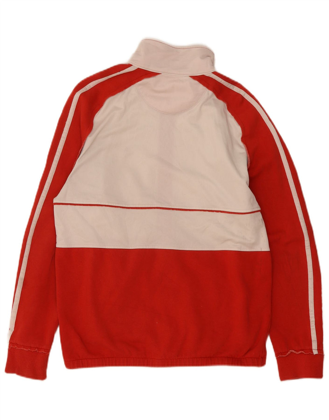 French Connection Womens Tracksuit Top Jacket UK 16 Large Red Colourblock